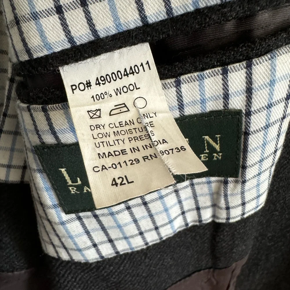 Ralph Lauren Sport Coat 100% wool 42L - Picture 5 of 13